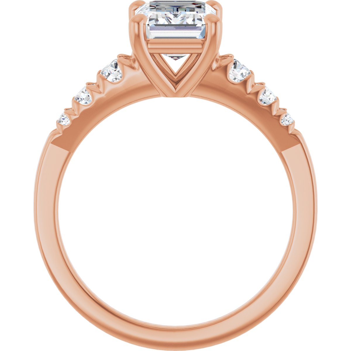 Accented Engagement Ring 126095