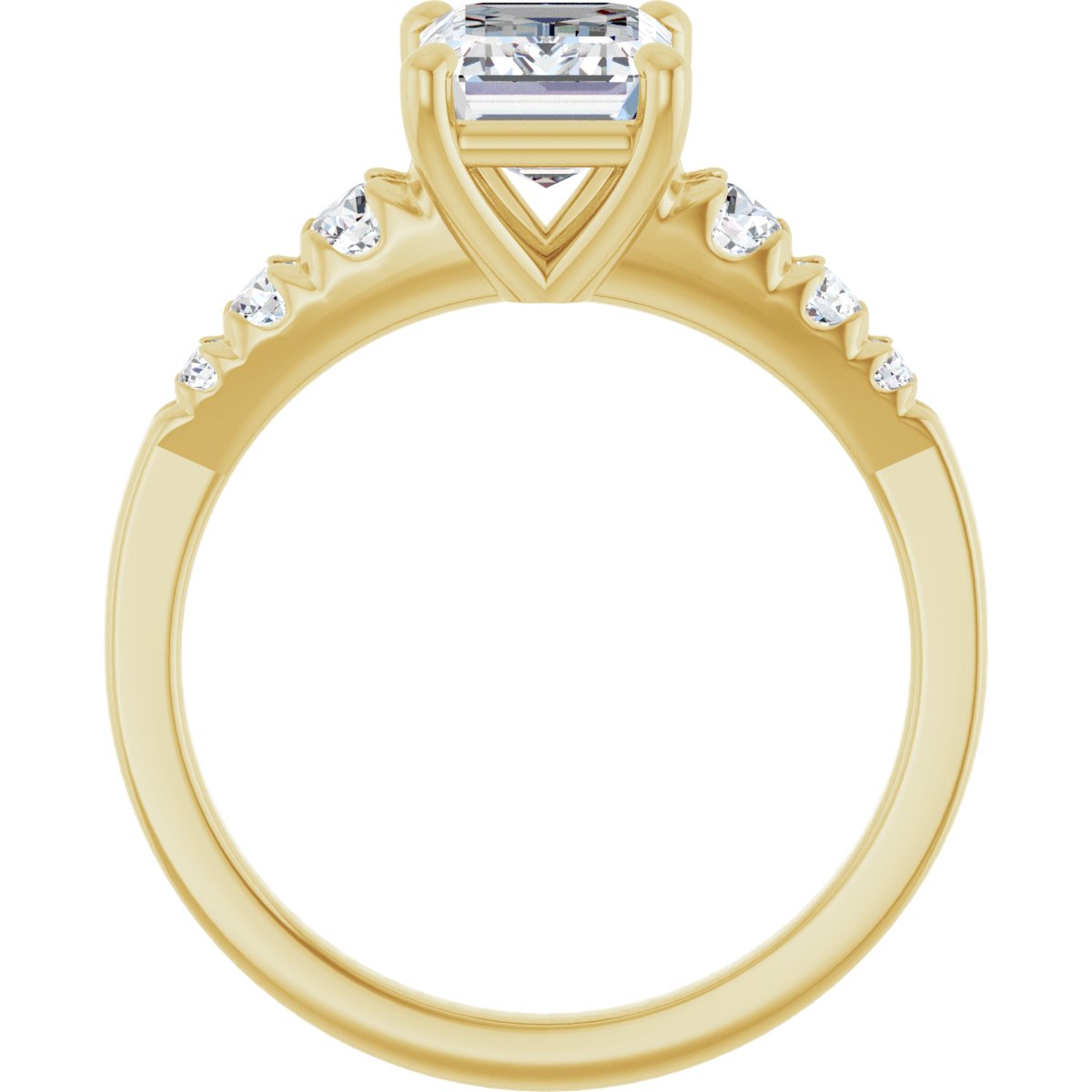 Accented Engagement Ring 126095