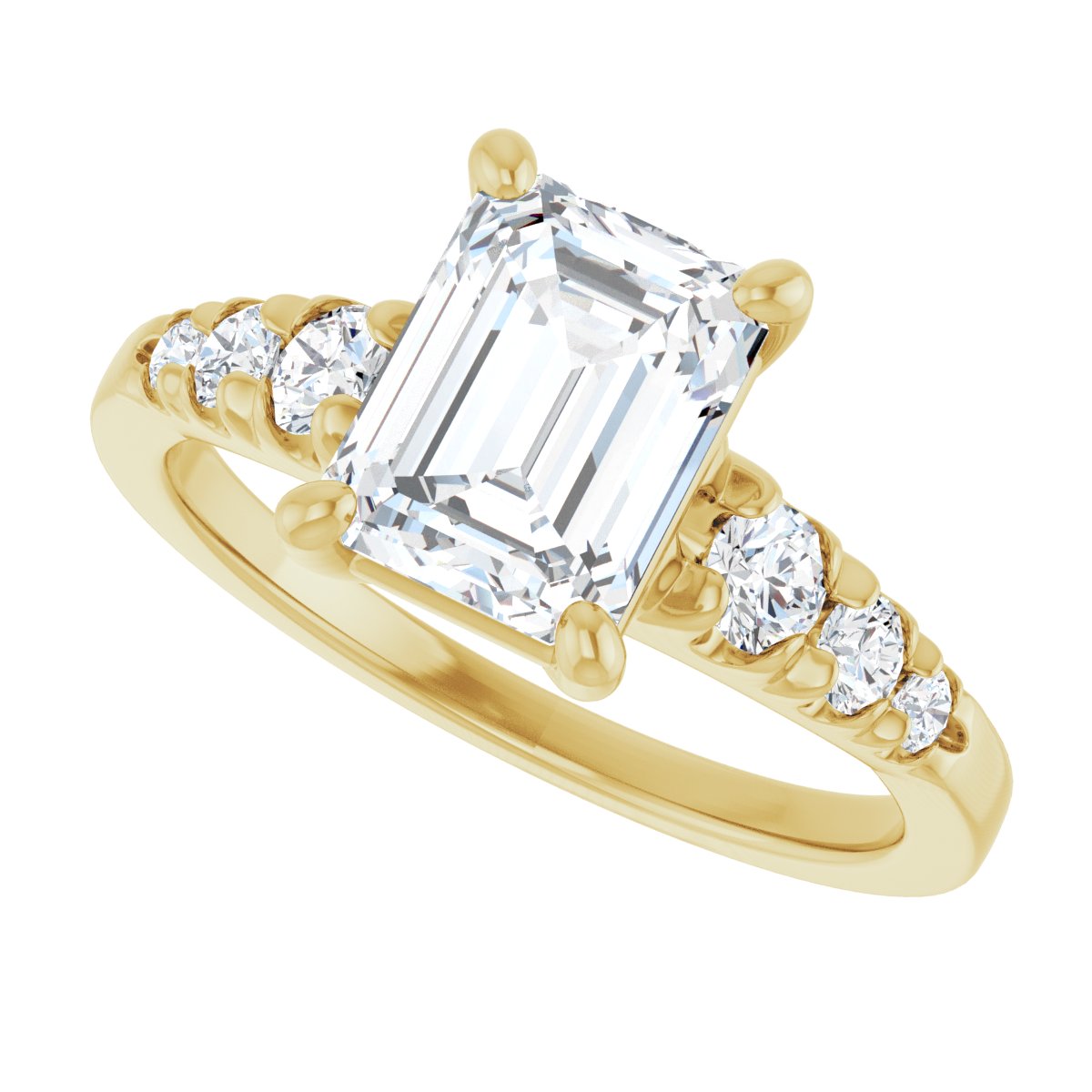 Accented Engagement Ring 126095