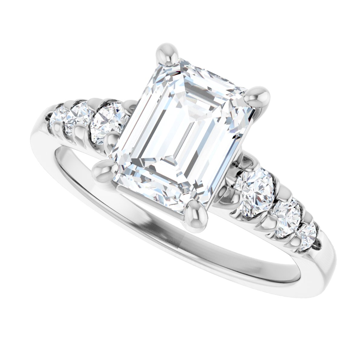 Accented Engagement Ring 126095