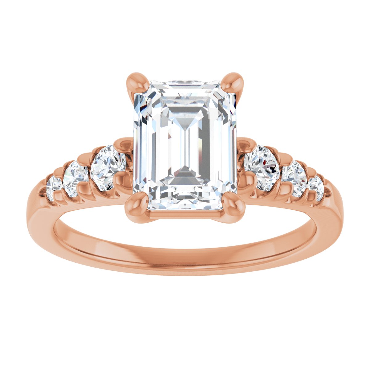 Accented Engagement Ring 126095