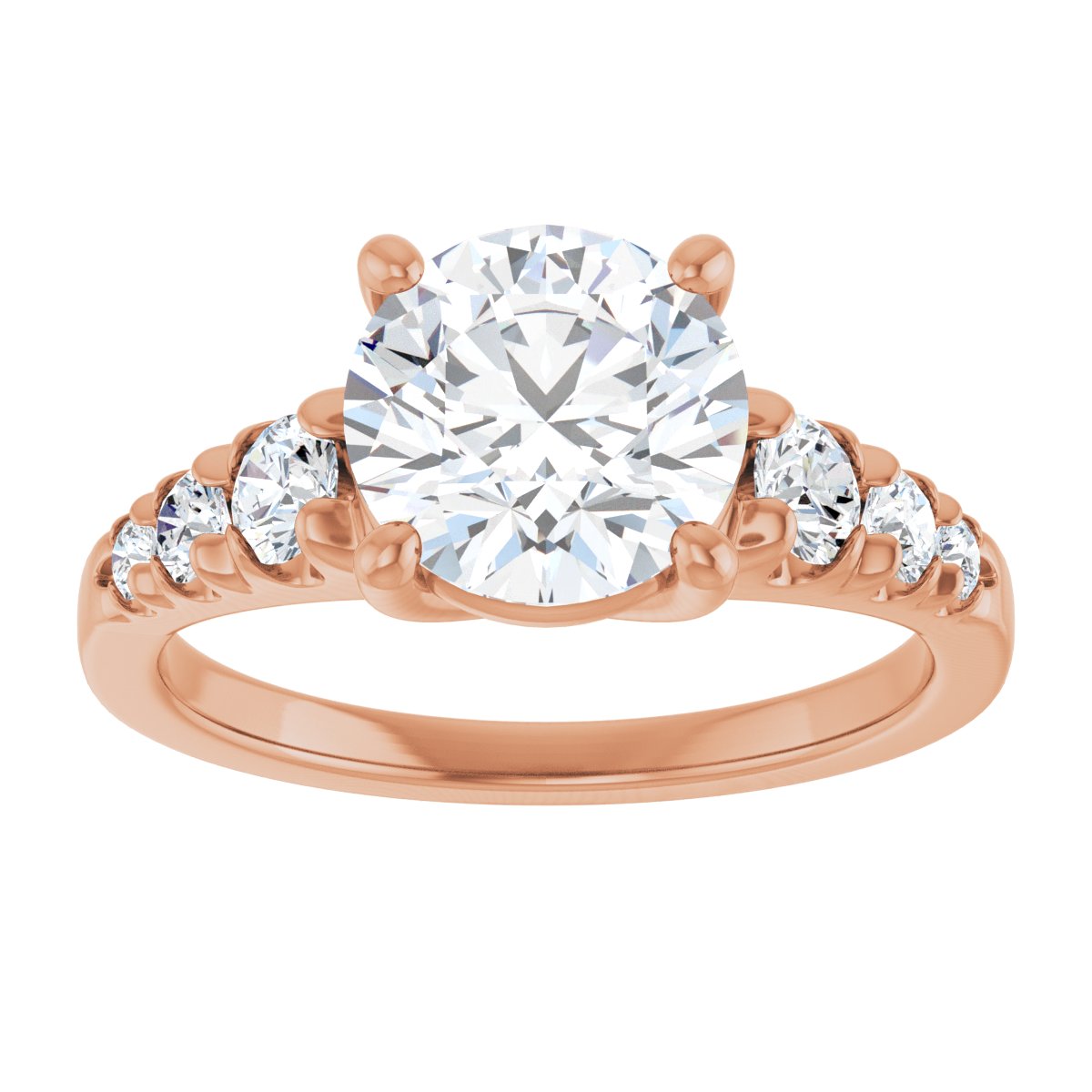 Accented Engagement Ring 126095