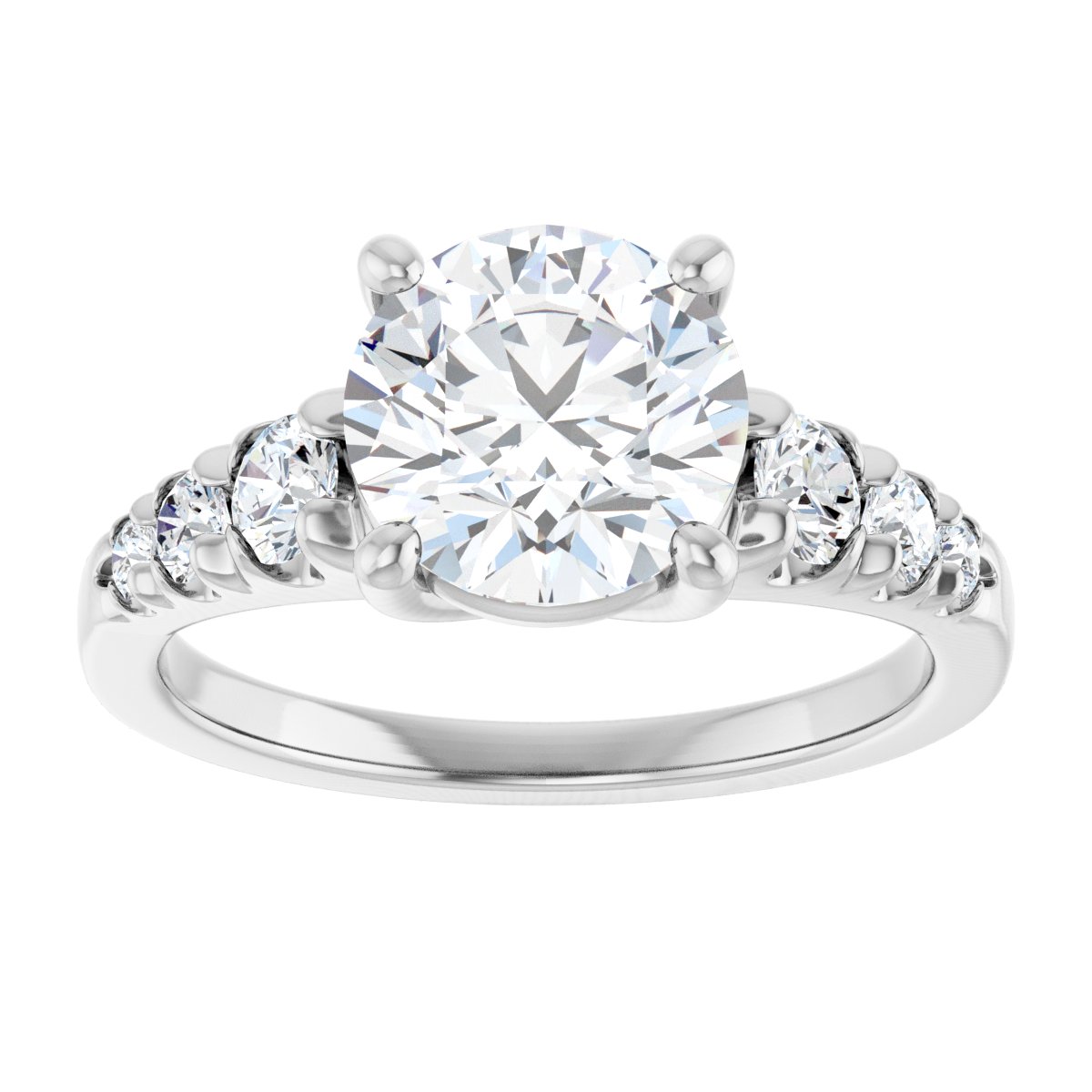 Accented Engagement Ring 126095