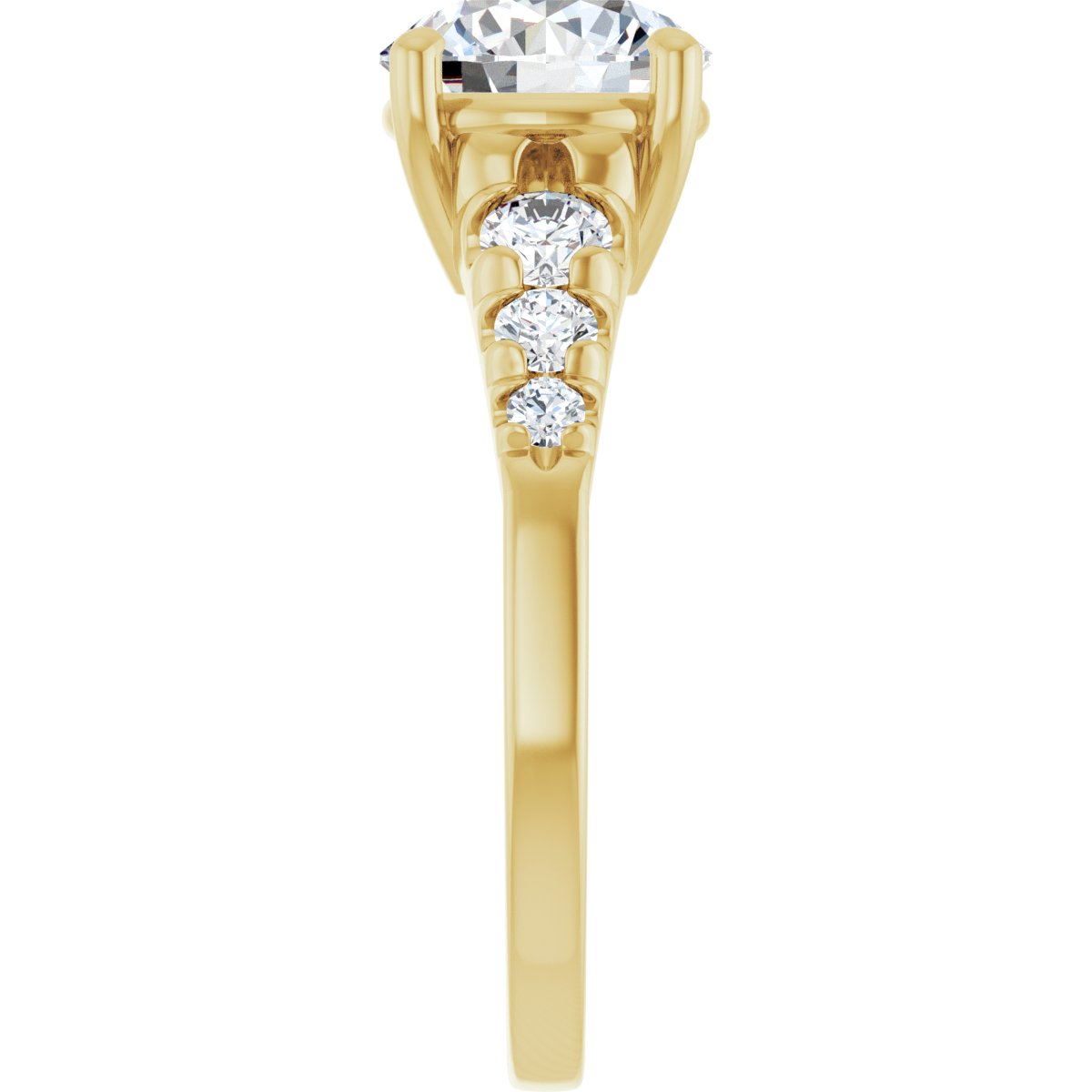 Accented Engagement Ring 126095