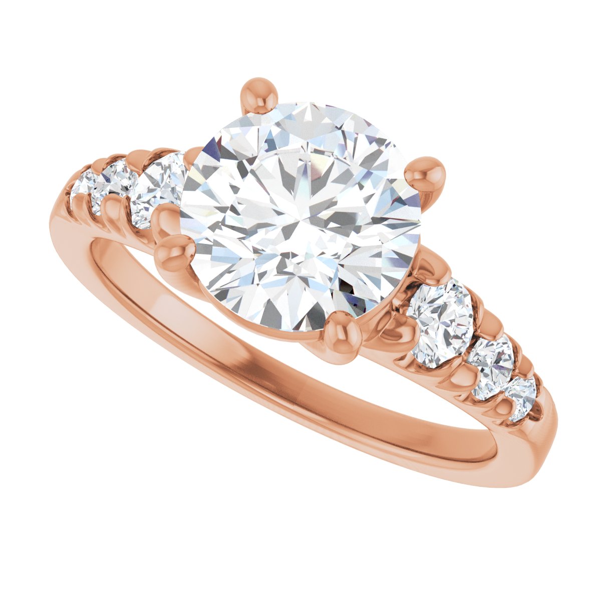 Accented Engagement Ring 126095