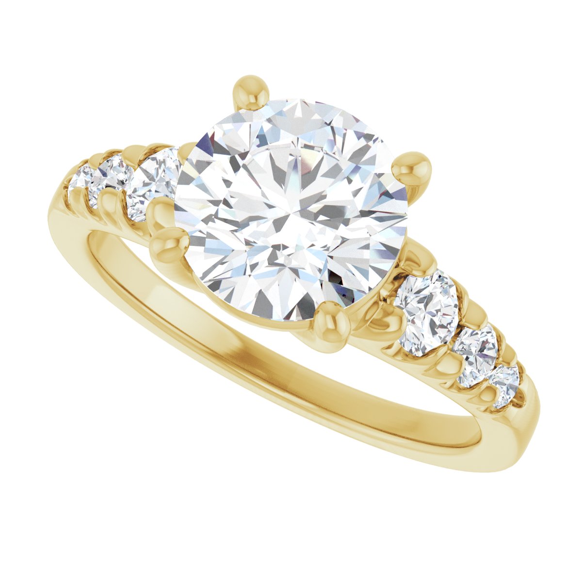 Accented Engagement Ring 126095