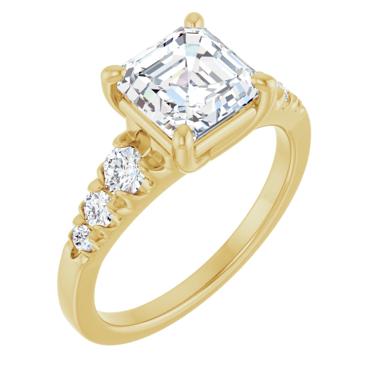 Accented Engagement Ring 126095