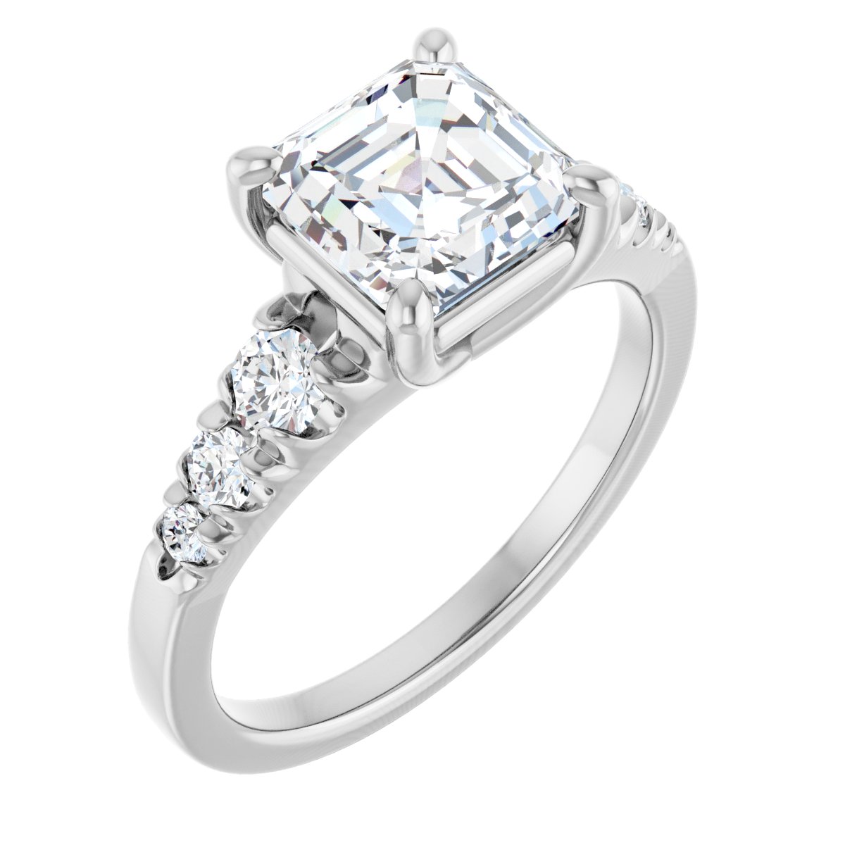 Accented Engagement Ring 126095