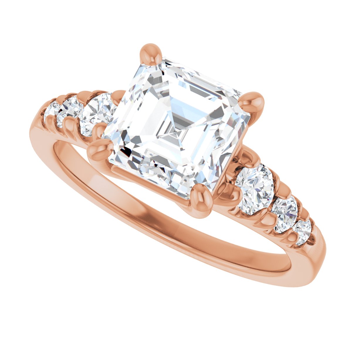 Accented Engagement Ring 126095