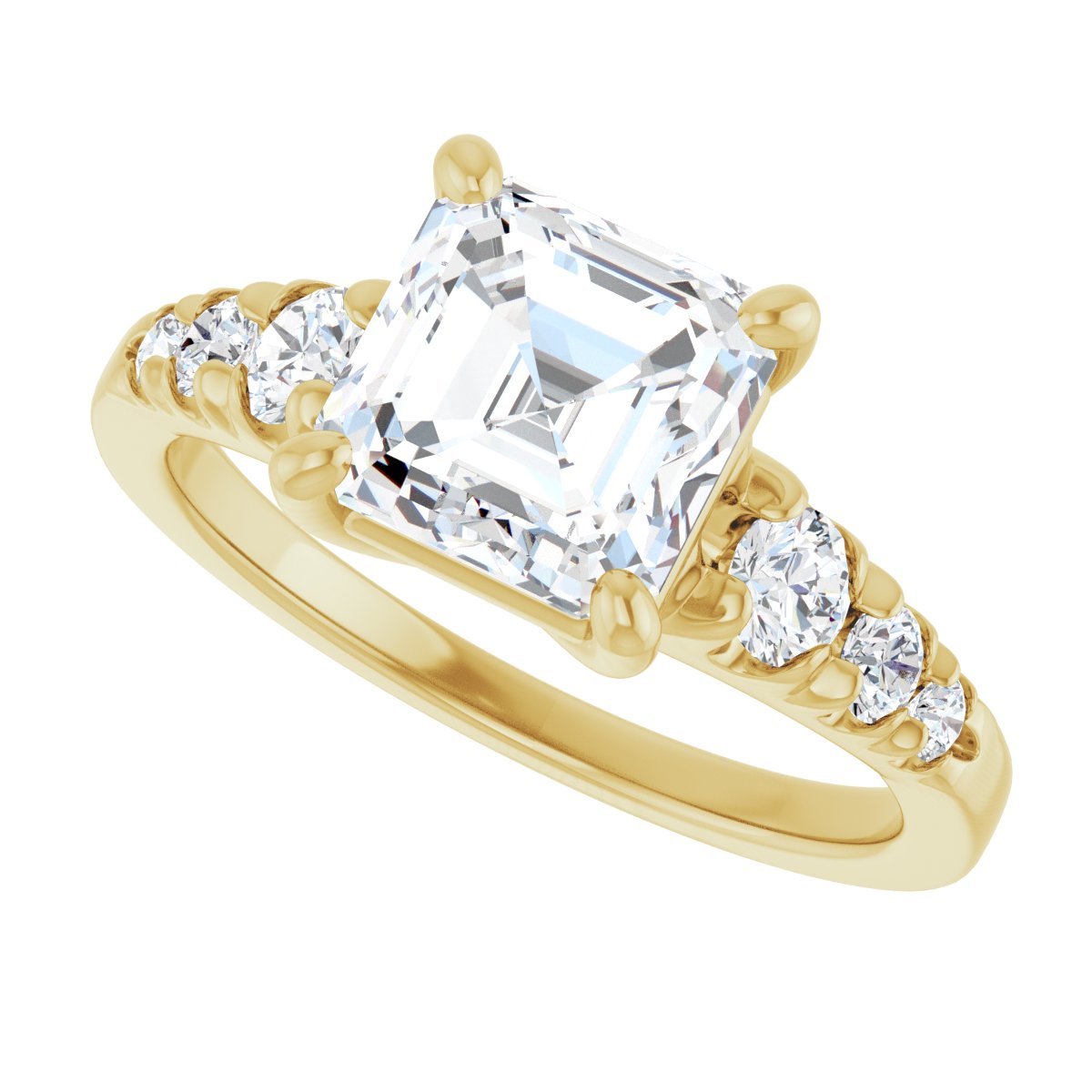 Accented Engagement Ring 126095