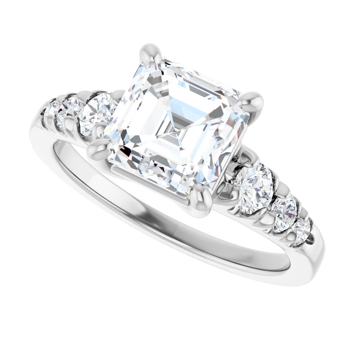 Accented Engagement Ring 126095