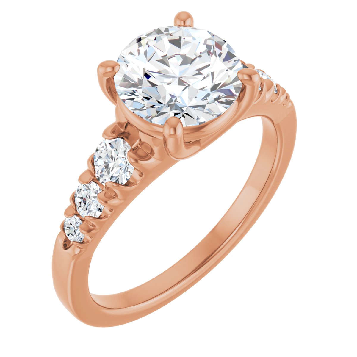 Accented Engagement Ring 126095