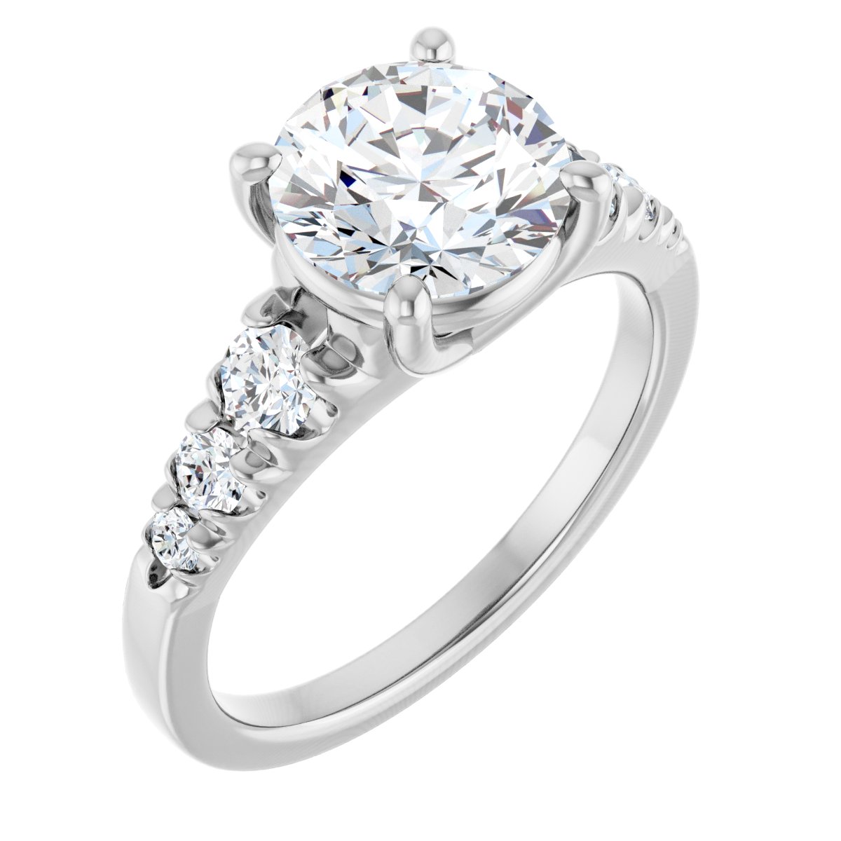 Accented Engagement Ring 126095