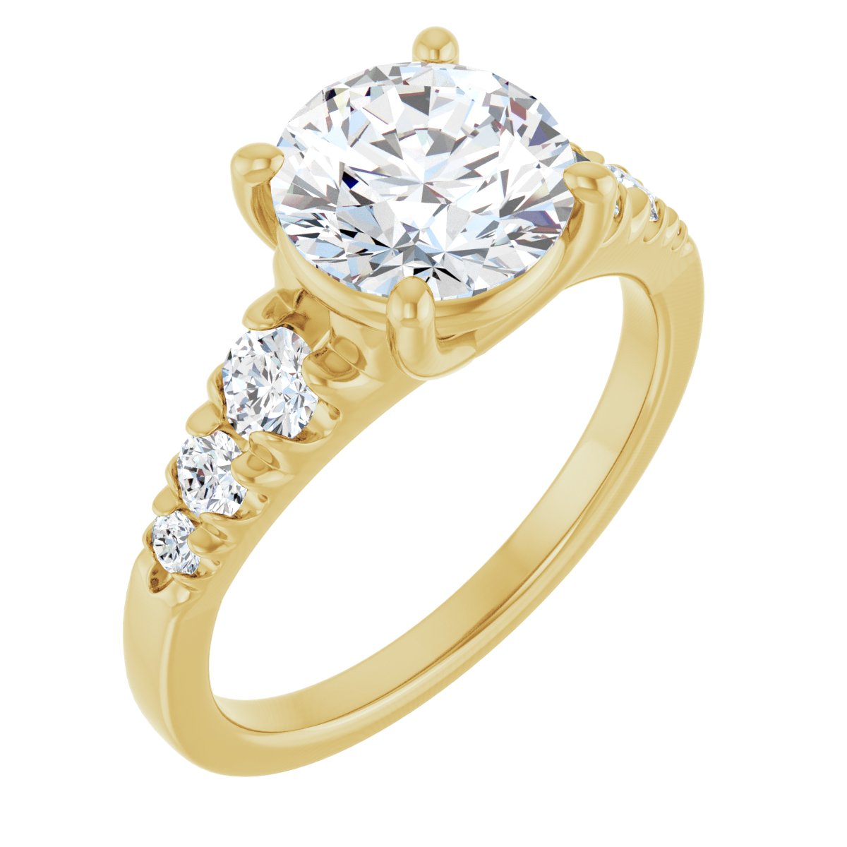 Accented Engagement Ring 126095