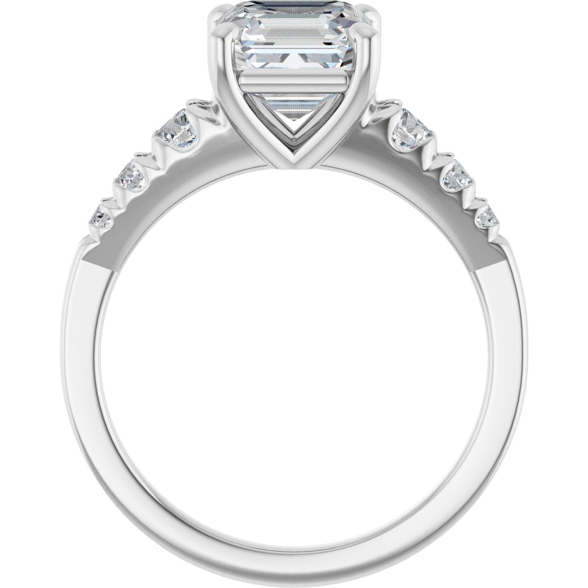 Accented Engagement Ring 126095