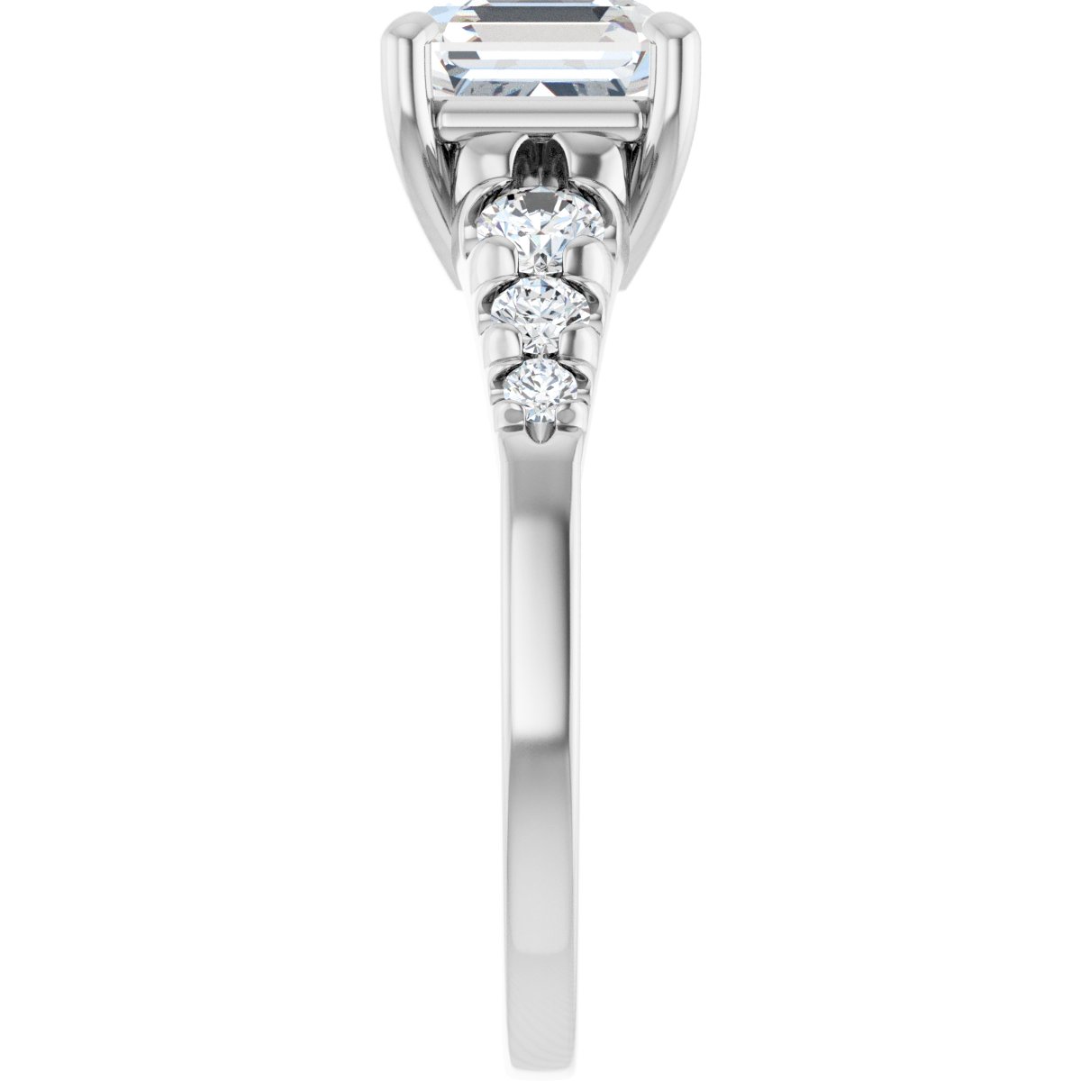 Accented Engagement Ring 126095