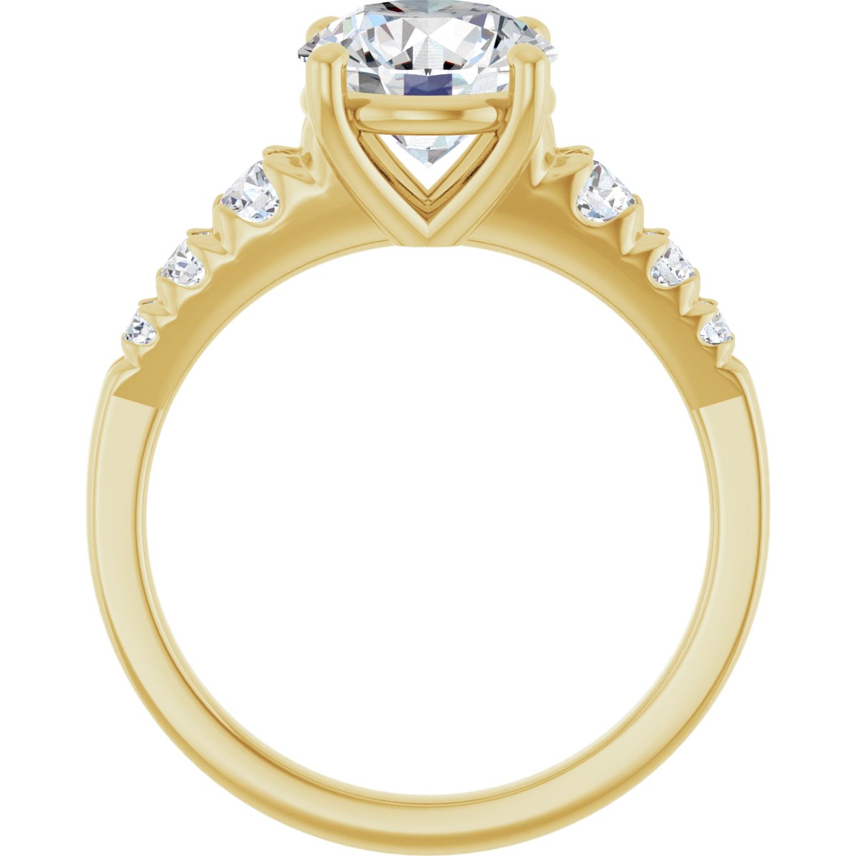 Accented Engagement Ring 126095