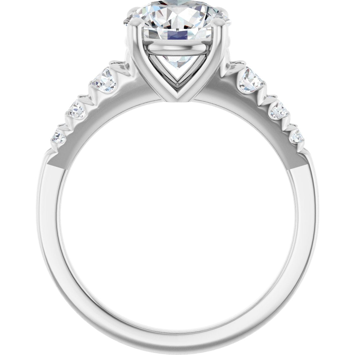 Accented Engagement Ring 126095