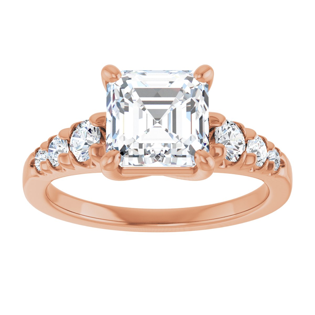 Accented Engagement Ring 126095