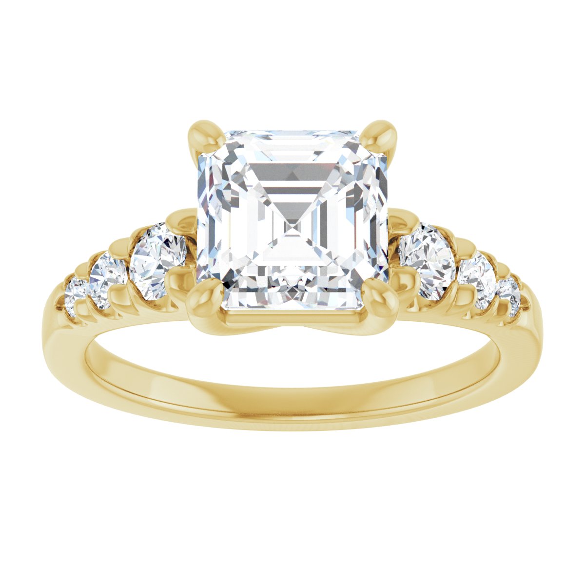 Accented Engagement Ring 126095