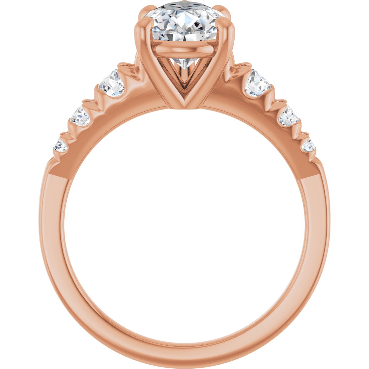 Accented Engagement Ring 126095