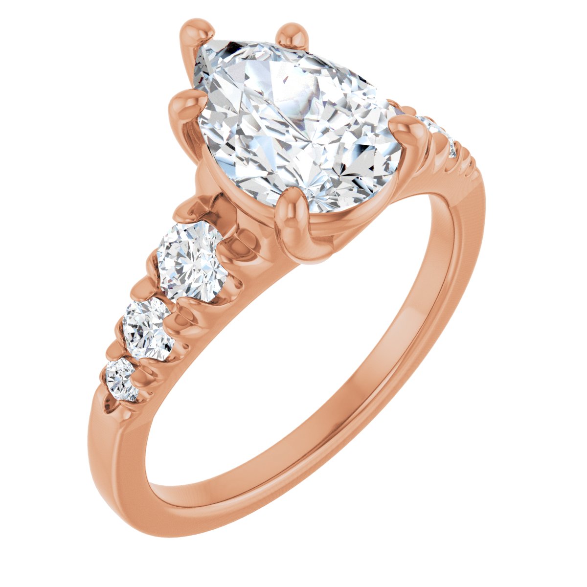 Accented Engagement Ring 126095