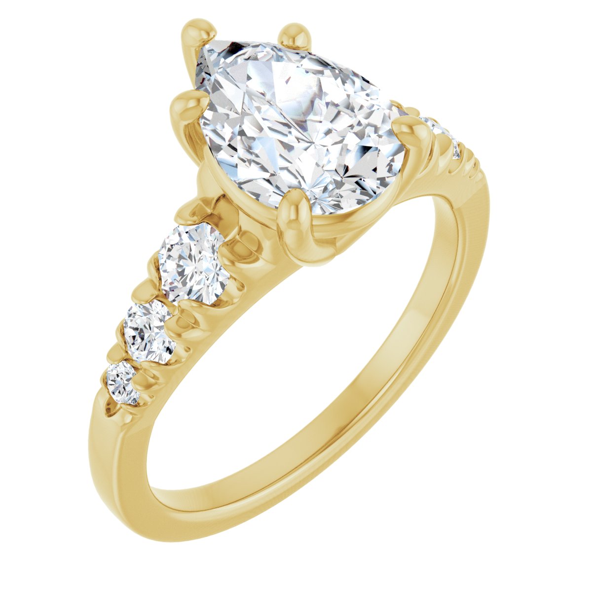 Accented Engagement Ring 126095