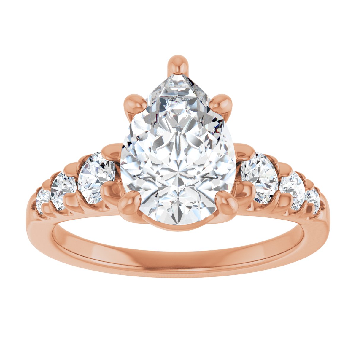 Accented Engagement Ring 126095