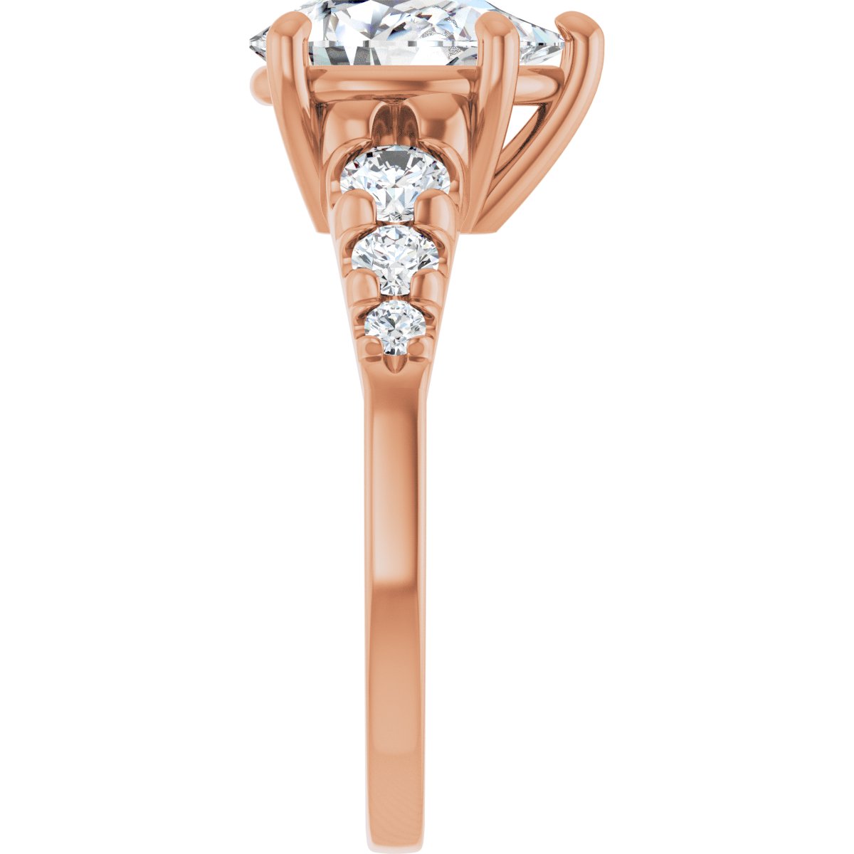 Accented Engagement Ring 126095