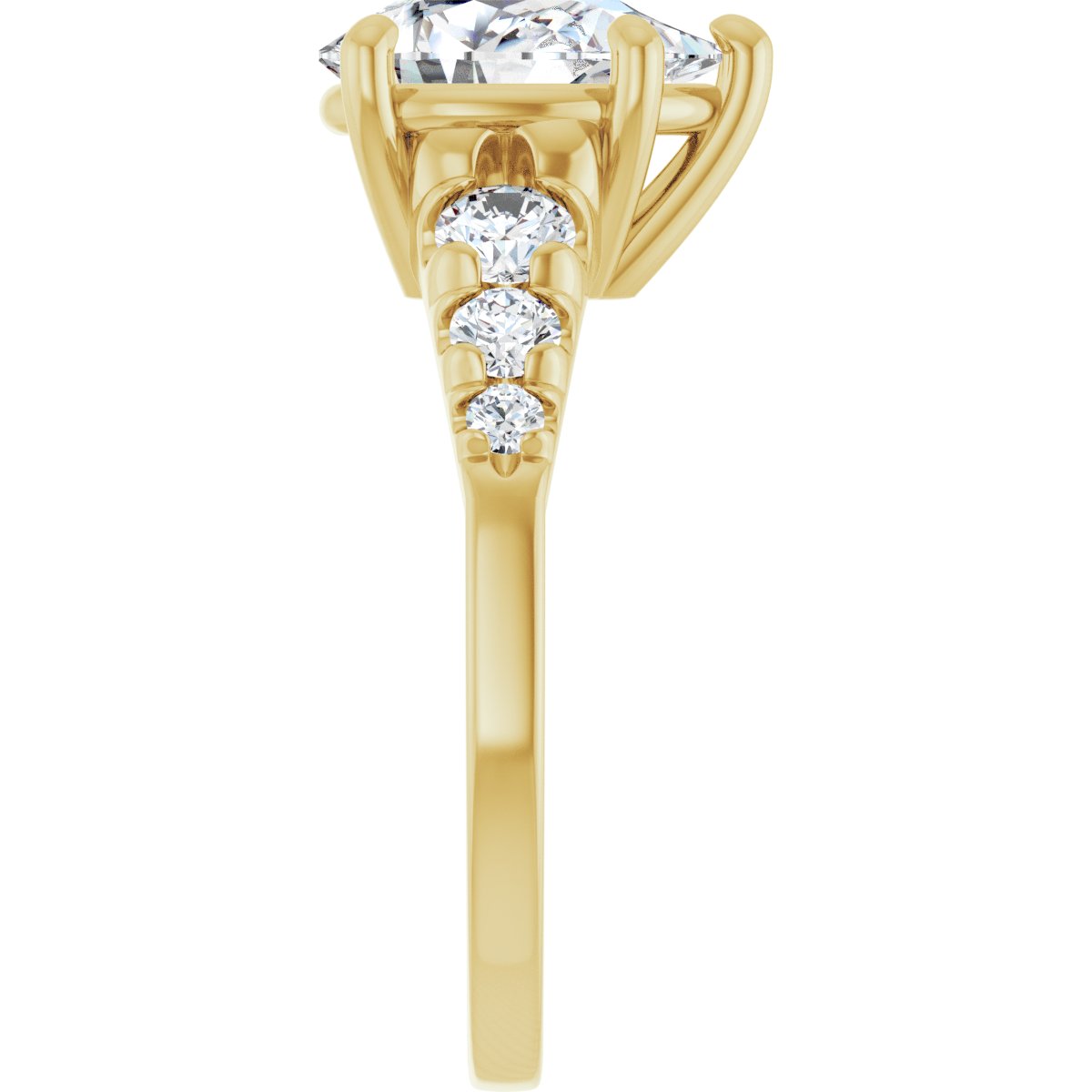 Accented Engagement Ring 126095