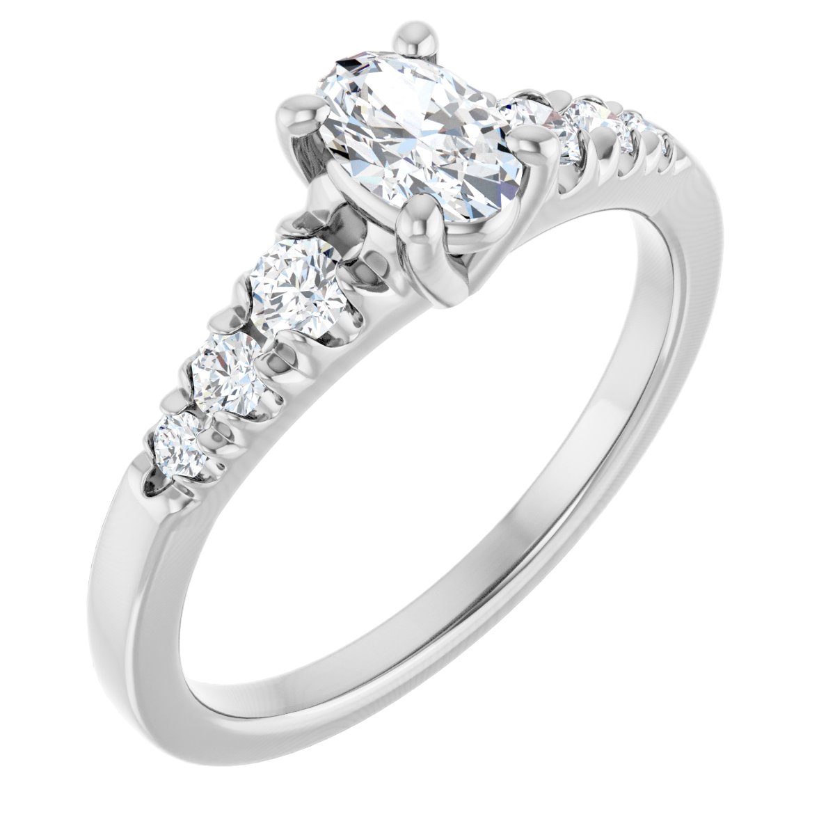 Accented Engagement Ring 126095