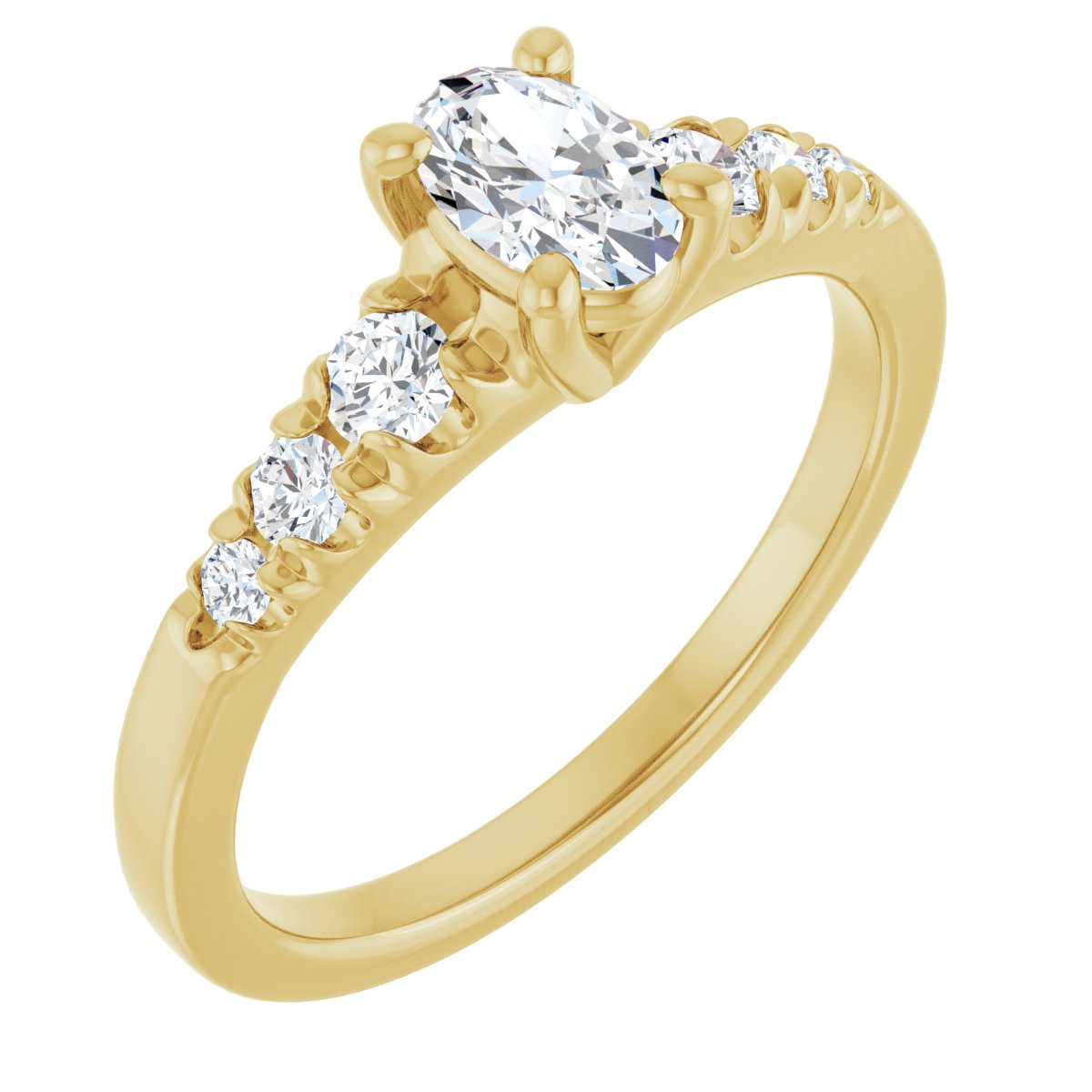 Accented Engagement Ring 126095