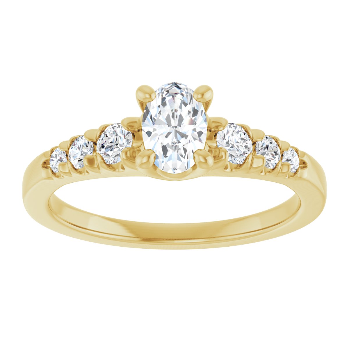 Accented Engagement Ring 126095