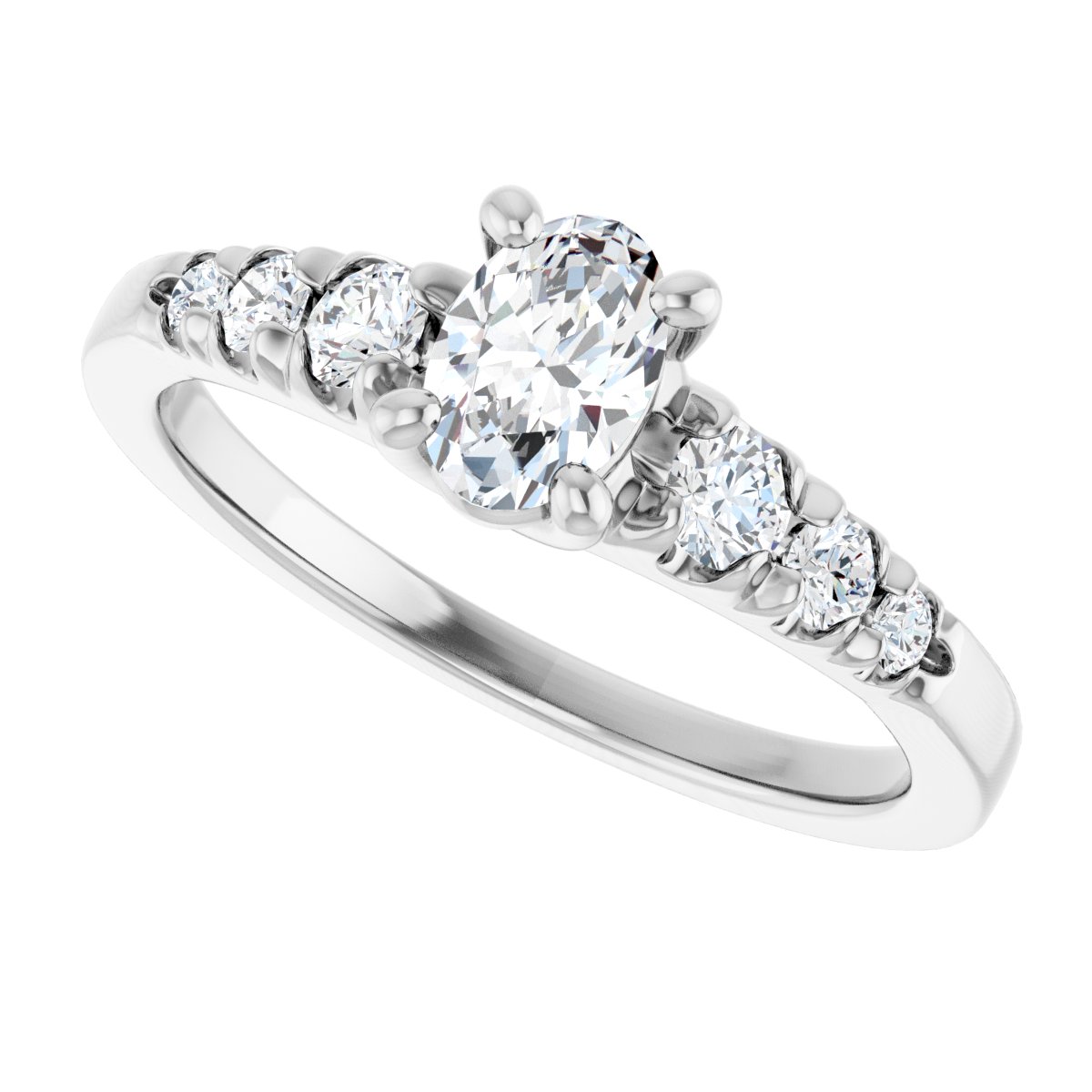 Accented Engagement Ring 126095