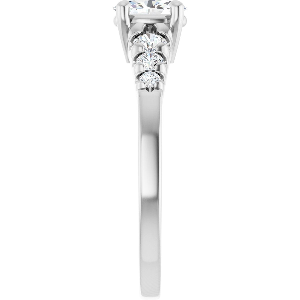 Accented Engagement Ring 126095