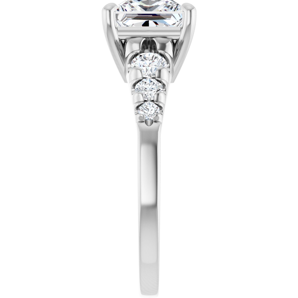 Accented Engagement Ring 126095