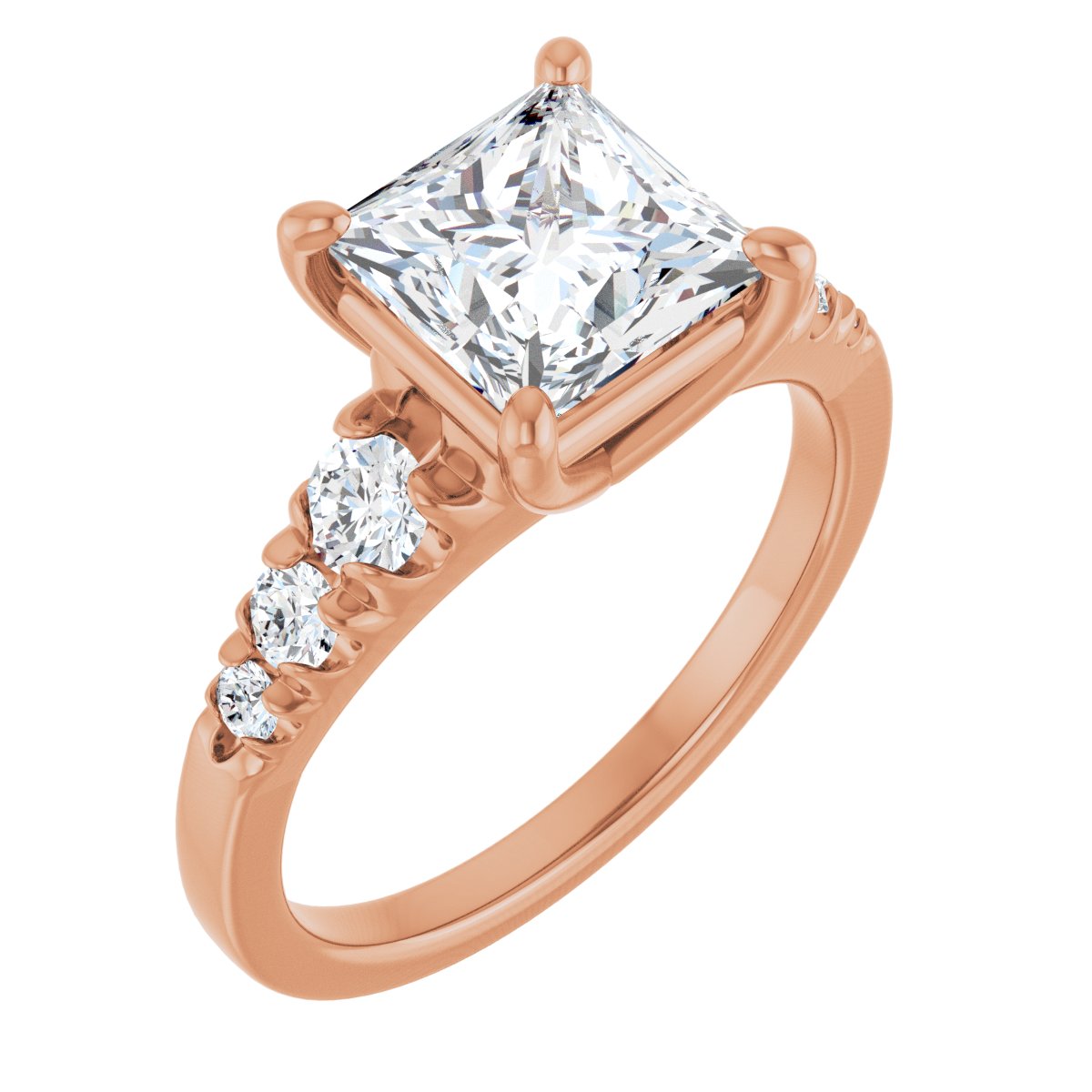 Accented Engagement Ring 126095