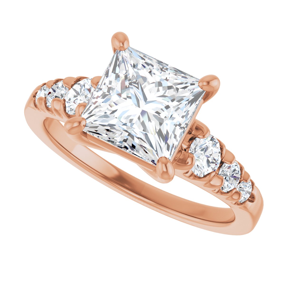 Accented Engagement Ring 126095