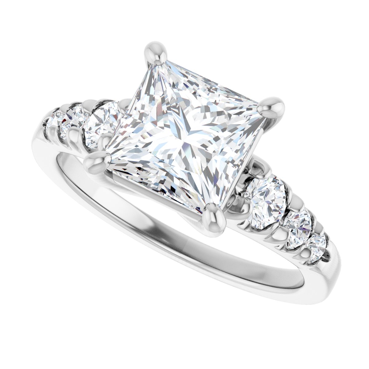 Accented Engagement Ring 126095