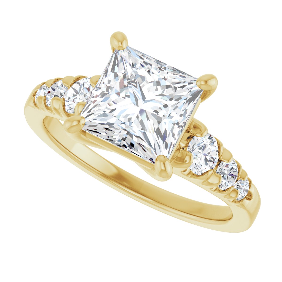 Accented Engagement Ring 126095