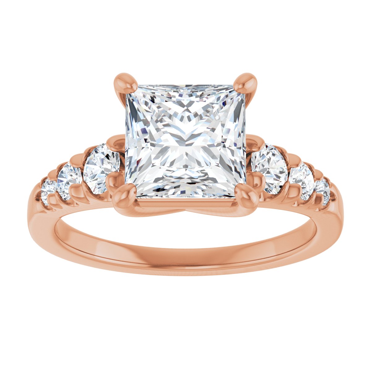 Accented Engagement Ring 126095