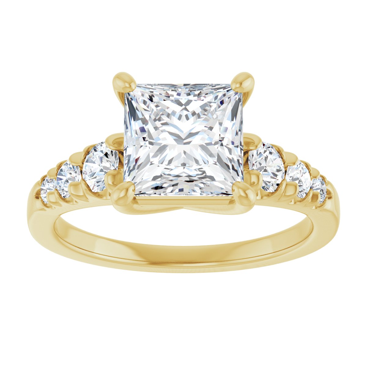 Accented Engagement Ring 126095