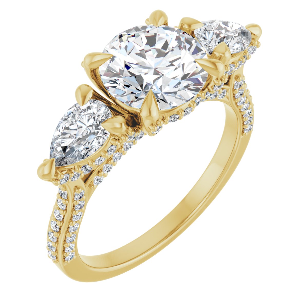 Three-Stone Engagement Ring 126639