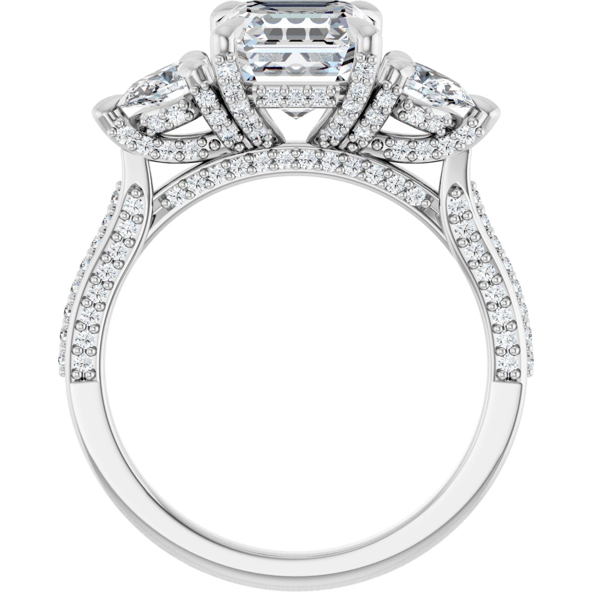 Eternal Halo-Style Engagement Ring 122804