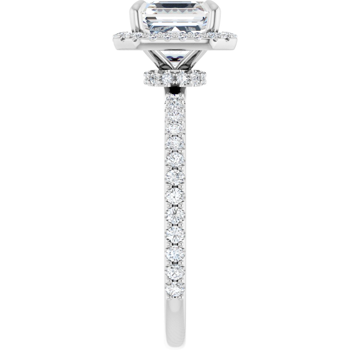 Halo-Style Engagement Ring 123310