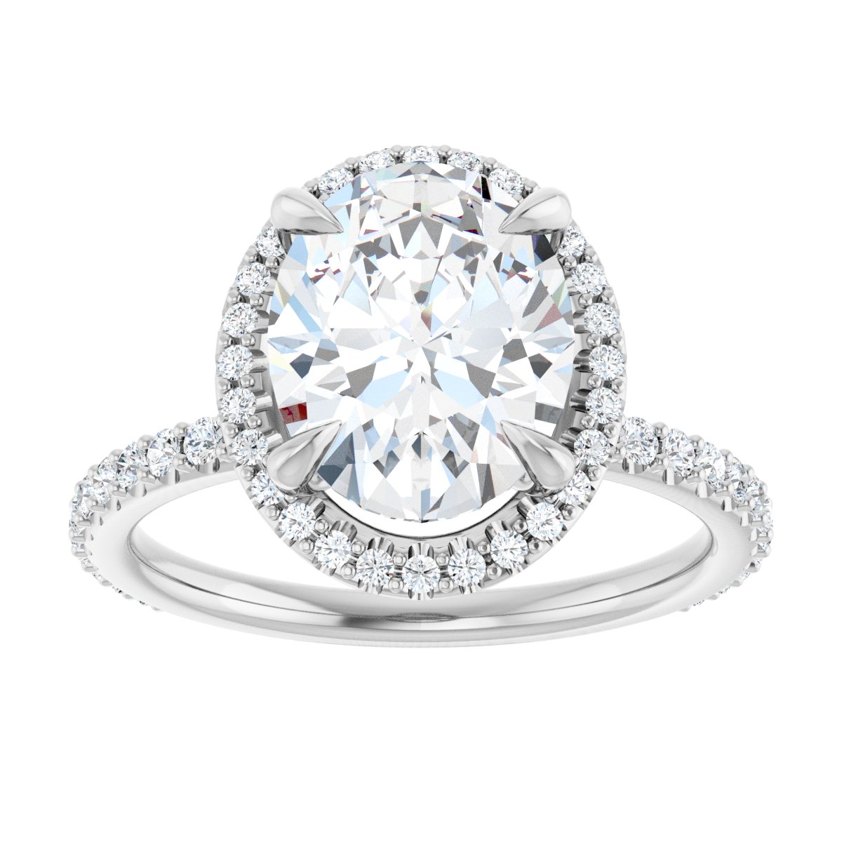 Halo-Style Engagement Ring 123310