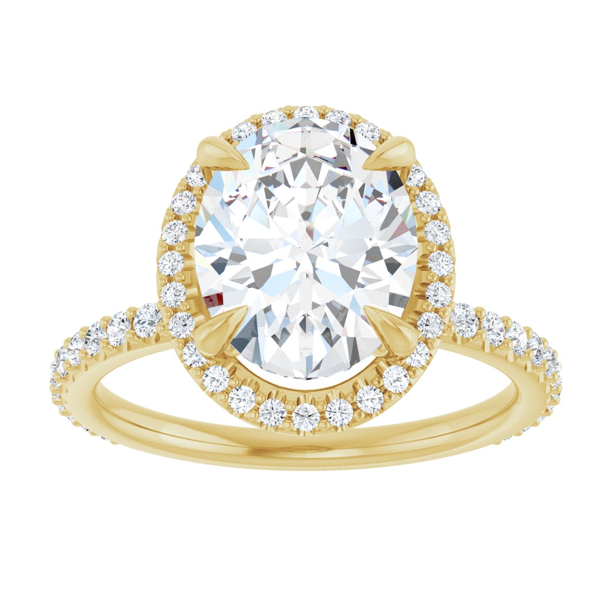 Halo-Style Engagement Ring 123310