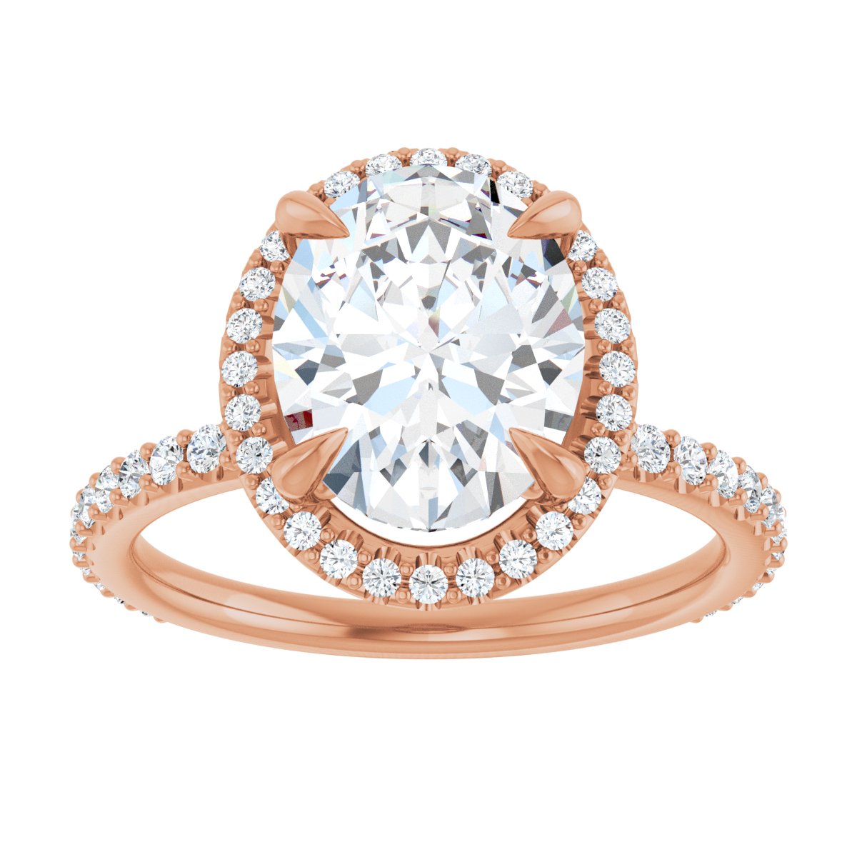 Halo-Style Engagement Ring 123310