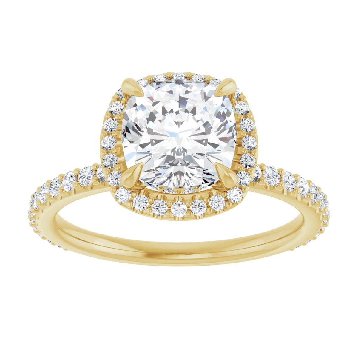 Halo-Style Engagement Ring 123310