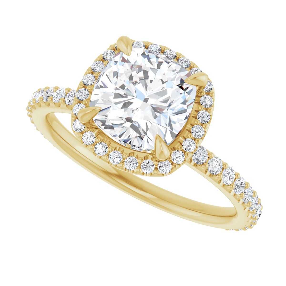 Halo-Style Engagement Ring 123310